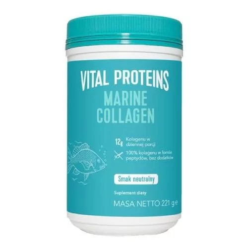 VITAL PROTEINS Marine Collagen (Kolagen Morski, Włosy, Skóra i Paznokcie, Stawy i Kości) 221g