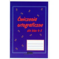 Filologia i językoznawstwo - Język polski. Ćwiczenia ortograficzne. Klasa 4-5. Materiały pomocnicze - szkoła podstawowa - Barbara Gierymska, Krzysztof Gierymski - miniaturka - grafika 1