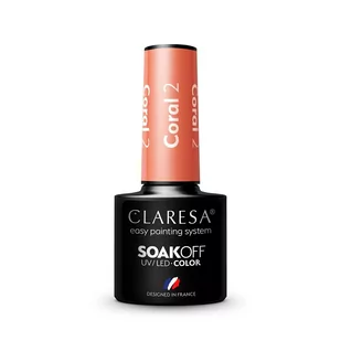 Claresa Lakier Hybrydowy Coral 3 5ml Hit !! - Lakiery hybrydowe - miniaturka - grafika 1