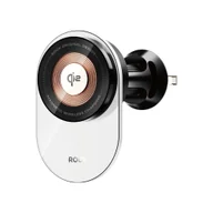 Uchwyty samochodowe do telefonów - Rock Uchwyt samochodowy magnetyczny W36 Qi2 indukcyjny do kratki - miniaturka - grafika 1