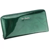 Portfele - Pierre Cardin, Portfel skórzany damski, 02, Leaf 119, zielony - miniaturka - grafika 1