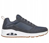 Buty sportowe męskie - Buty męskie sportowe Skechers Uno Stacre skórzane na co dzień na jesień - miniaturka - grafika 1