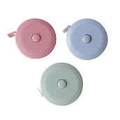 Poziomice, łaty, miary - 3-częściowa taśma miernicza, 150 cm/59 cali Rozkładana taśma miernicza do pomiaru długości, obwodu klatki piersiowej, talii itp. - miniaturka - grafika 1