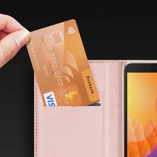 Dux Ducis Skin Pro kabura etui pokrowiec z klapką Huawei Y5p różowy - Etui i futerały do telefonów - miniaturka - grafika 16