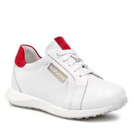 Sneakersy damskie - Sneakersy SOLO FEMME - D0102-01-N01/I75-03-00 Biały/Czerwony - miniaturka - grafika 1