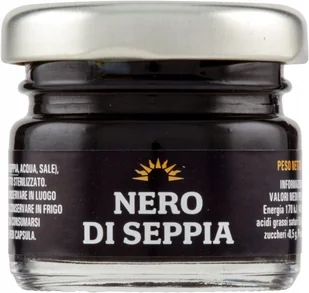 Nero di Seppia 20gr - Smeralda czarny barwnik atrament z mątwy - Konserwy i dania rybne - miniaturka - grafika 1