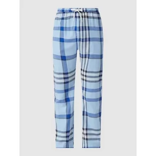 Bielizna nocna - Spodnie od piżamy ze wzorem w szkocką kratę - Gant - grafika 1