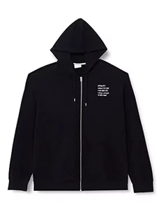 s.Oliver Big Size Męska bluza z kapturem, szary/czarny, XXL - Bluzy męskie - miniaturka - grafika 1