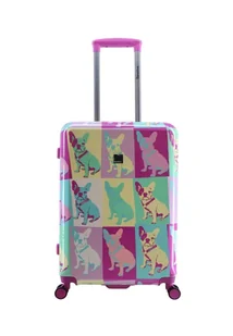 Walizka średnia SAXOLINE BULLDOG COLOR 4koła 66l - Walizki - miniaturka - grafika 1