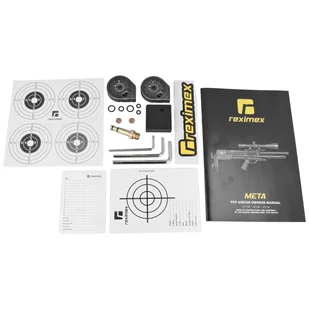 Wiatrówka PCP Reximex Meta Bronze 4.5 mm z regulatorem i tłumikiem - Wiatrówki karabinki - miniaturka - grafika 8