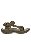 Sandały męskie - Teva Sandały Terra Fi 5 Universal 1102456 Khaki - miniaturka - grafika 1