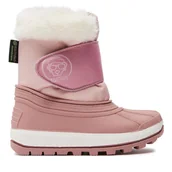 Buty dla dziewczynek - Śniegowce Boatilus Joggy 04 Sport Lace NJ04 VAR.15MV Różowy - miniaturka - grafika 1