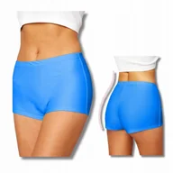 Stroje kąpielowe - Szorty Kapielowy Dol Do Bikini Spodnki Damskie Basen Sportowe 44 Niebieski - miniaturka - grafika 1