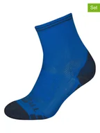 Skarpetki damskie - Trollkids Skarpety turystyczne (2 pary) "Mid Cut Socks III" w kolorze niebieskim - miniaturka - grafika 1