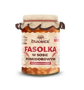 Dworek Fasolka w sosie pomidorowym 530g - Szybkie dania obiadowe - miniaturka - grafika 1