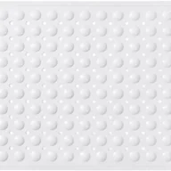 Maty antypoślizgowe - Mata prysznicowa antypoślizgowa, mata prysznicowa z poduszką masującą, 80 x 50 cm, mata antypoślizgowa do wanny z przyssawkami, biała - miniaturka - grafika 1