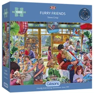 Puzzle - G3 Gibsons Puzzle 1000 Futrzaści przyjaciele Gibsons - miniaturka - grafika 1