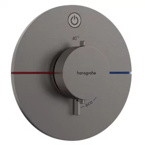 HANSGROHE 15553340 ShowerSelect Comfort S Bateria termostatyczna, podtynkowa do 1 odbiornika Czarny Chrom Szczotkowany - Baterie podtynkowe - miniaturka - grafika 1