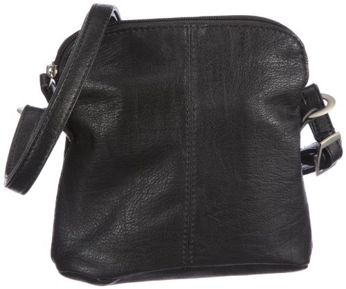 Ara Bags Damska torba na ramię, 17 x 18 x 6 cm, czarny - Czarny czarny 04-17x18x6 cm (B x H x T)