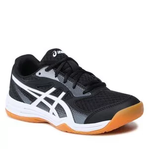 Buty dla chłopców - Buty Asics - Upcourt 5 Gs 1074A039 Black/White 001 - grafika 1