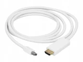 Kable - PAWONIK Kabel  DisplayPort Mini HDMI 1.8m biały JL-MD1011K JL-MD1011K - miniaturka - grafika 1