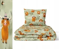 Pościel dla dzieci - Pościel Dziecięca 160x200cm dla dziecka, Certfikat, wzór: Rodeo Zielone - miniaturka - grafika 1