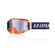 Gogle i okulary motocyklowe - Gogle IMX Sand Orange/White/Blue Silver Iridium + 2 szyby (jasna i irydowa) w zestawie - miniaturka - grafika 1