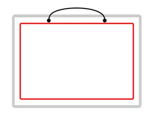 Tablica laminowana A4 - okienko - Tablice BHP - miniaturka - grafika 1