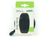 Dzwonki do roweru - Dzwonek rowerowy WIDEK DING DONG UNI-COLORS czarny matowy 1szt. (NEW) - miniaturka - grafika 1