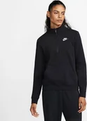 Bluzy damskie - Nike Bluza Nike Sportswear Club Fleece DQ5838 010 - miniaturka - grafika 1