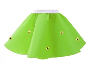 SPÓDNICZKA ELF DZWONECZKI ZIELONA 35cm - Sukienki i spódniczki dla dziewczynek - miniaturka - grafika 1