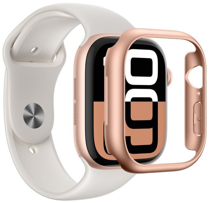 Etui AMAZINGTHING Minimal Case do Apple Watch 46mm – różowe złoto