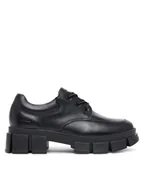 Buty dla dziewczynek - Badura Półbuty EO-CI12-9092-09 Czarny - miniaturka - grafika 1