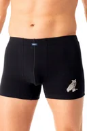 Majtki męskie - KEY BOKSERKI MĘSKIE MXH 703 B25 XXL CZARNY - miniaturka - grafika 1