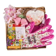 Zestawy upominkowe - ZESTAW PREZENTOWY PREZENT BOX dla kobiety ogrodniczki na urodziny 18-99 z akcesoriami - miniaturka - grafika 1