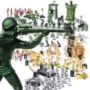 Figurki dla dzieci - Ogromny Zestaw Żołnierzyki Baza Wojskowa Armia XXL - miniaturka - grafika 1