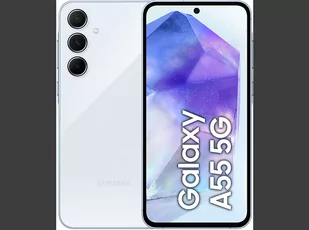 SAMSUNG Galaxy A55 5G 8/128GB Niebieski - Telefony komórkowe - miniaturka - grafika 1