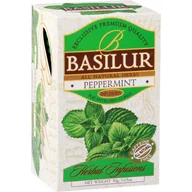 Kawa w kapsułkach i saszetkach - BASILUR Herbata Herbal Infusions Peppermint w saszetkach 20x1,5g - miniaturka - grafika 1