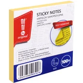 Notesy i bloczki - Bloczek samoprzylepny 75x75mm żółty 100kartek MB103-06-100 MemoBe - miniaturka - grafika 1