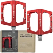Pedały rowerowe - Pedały rowerowe platformowe Nexelo Freeride aluminiowe - miniaturka - grafika 1