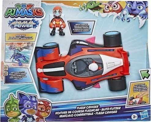 Hasbro Zestaw Samochodów Hasbro Pj Masks Flash Światła 2 Części Convertible z dźwiękiem