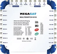 Rozgałęźniki i multiswitche do TV-SAT - Megasat Multiswitch 9/16 + zasilacz MS0916MEGSAT - miniaturka - grafika 1