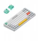 Klawiatury - Nuphy - Halo75 v2 Wireless Mechanical Keyboard - Bezprzewodowa Klawiatura Mechaniczna Ionic White Mint - miniaturka - grafika 1