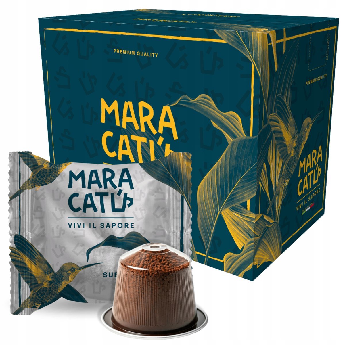 Kawa w KAPSUŁKACH Kompatybilne Nespresso SUBLIME Intensywność 8/10 Maracatú 50 sztuk