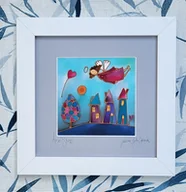 Pamiątka Chrztu Świętego - Anioł stróż komunijny - miniaturka - grafika 1