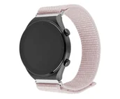 Akcesoria do smartwatchy - Fixed Nylonowy pasek Nylon Sporty Strap 22mm do Smartwatcha, różowy - miniaturka - grafika 1