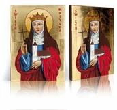 Ikony i obrazy sakralne - Ikona religijna Święta Matylda - miniaturka - grafika 1