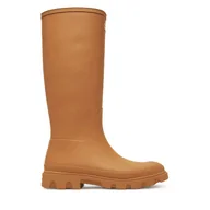 Kalosze damskie - Kalosze Hunter Downpour Tall HFRW0001251 Brązowy - miniaturka - grafika 1