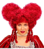 Dodatki do strojów karnawałowych - Peruka Mahoń Pukle, rozmiar uniwersalny - miniaturka - grafika 1