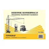 Druki akcydensowe - Druk offsetowy dziennik konserwacji urządzenia transportu bliskiego A5/32 KARTKI TYPOGRAF /02262/ - miniaturka - grafika 1